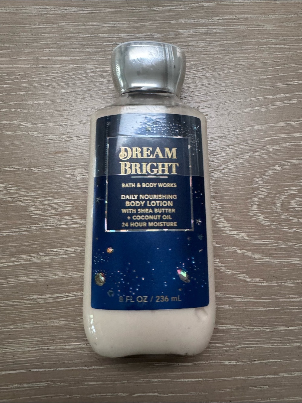 Bath & Body Works Dream Bright Daily Nourishing Body Lotion - navy and silver